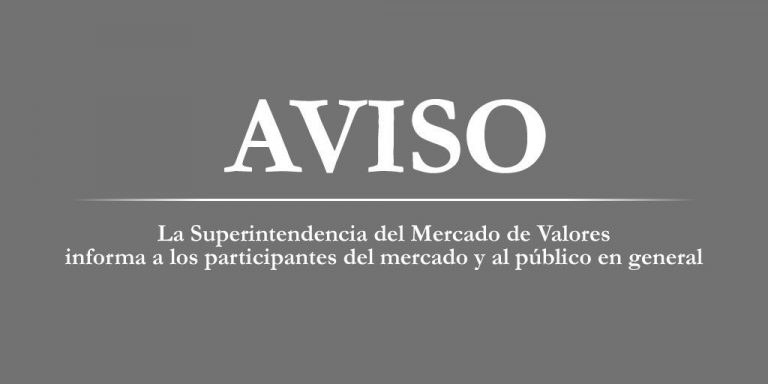 La SIMV Informa a los Participantes del Mercado y al Público en General